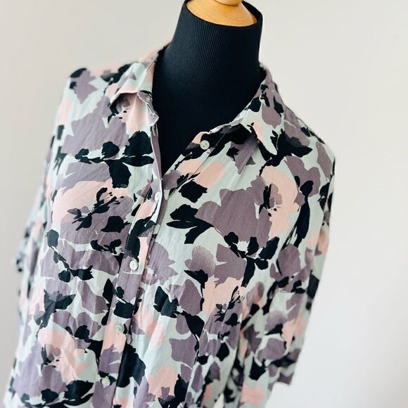 Anthropologie Maeve Rita Printed Tunic Blouse Size Small - Picture 13 of 15